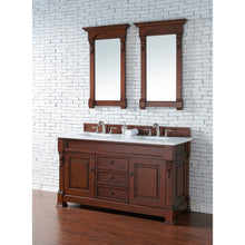 Load image into Gallery viewer, James Martin Brookfield 60&quot; Warm Cherry Double Vanity