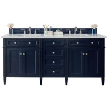 Load image into Gallery viewer, James Martin Brittany 72&quot;  Victory Blue Double Vanity