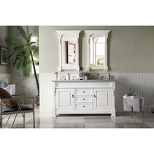 Load image into Gallery viewer, James Martin Brookfield 60&quot; Bright White Double Vanity- James Martin