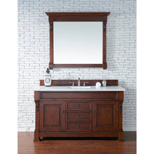 Load image into Gallery viewer, James Martin Brookfield 60&quot; Warm Cherry Single Vanity