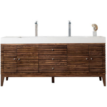 Load image into Gallery viewer, James Martin Linear 72&quot; Mid Century Walnut Double Vanity- James Martin