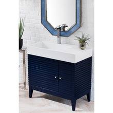 Load image into Gallery viewer, James Martin Linear 36&quot; Victory Blue Single Vanity