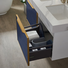 Load image into Gallery viewer, Vinnova Alicante 48M&quot; Vanity in Classic Blue with White Sintered Stone Countertop and undermount sink With Mirror- Vinnova