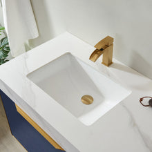 Load image into Gallery viewer, Vinnova Alicante 60&quot; Vanity in Classic Blue with White Sintered Stone Countertop and undermount sink With Mirror- Vinnova