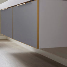 Load image into Gallery viewer, Vinnova Alicante 72&quot; Vanity in Grey with White Sintered Stone Countertop and undermount sink With Mirror- Vinnova