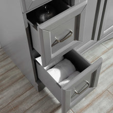 Load image into Gallery viewer, Vinnova Naples 72&quot; Vanity in Grey with Carrara White Marble Countertop Without Mirror- Vinnova