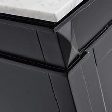 Load image into Gallery viewer, Vinnova Catania 36&quot; Vanity in Espresso with Carrara White Marble Countertop With Mirror- Vinnova