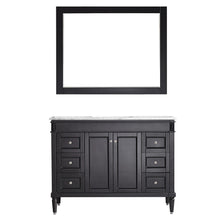 Load image into Gallery viewer, Vinnova Catania 48&quot; Vanity in Espresso with Carrara White Marble Countertop Without Mirror- Vinnova