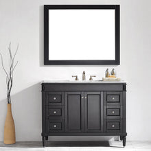 Load image into Gallery viewer, Vinnova Catania 48&quot; Vanity in Espresso with Carrara White Marble Countertop Without Mirror- Vinnova