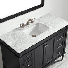 Load image into Gallery viewer, Vinnova Catania 48&quot; Vanity in Espresso with Carrara White Marble Countertop Without Mirror- Vinnova