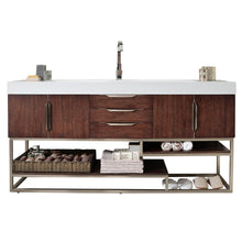 Load image into Gallery viewer, James Martin Columbia 72&quot; Coffee Oak - Matte Black Single Vanity- James Martin