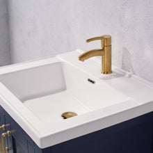 Load image into Gallery viewer, Vinnova Gela 24&quot; Vanity in Royal Blue with White Drop-In Ceramic Basin With Mirror- Vinnova