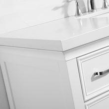 Load image into Gallery viewer, Vinnova Charlotte 48&quot; Vanity in White with Carrara Quartz Stone Top With Mirror- Vinnova