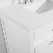 Load image into Gallery viewer, Vinnova Charlotte 60&quot; Double Vanity in White with Carrara Quartz Stone Top Without Mirror- Vinnova