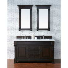 Load image into Gallery viewer, James Martin Brookfield 60&quot; Burnished Mahogany Double Vanity