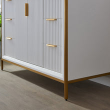 Load image into Gallery viewer, Vinnova Granada 48&quot; Vanity in White with White Composite Grain Stone Countertop With Mirror- Vinnova