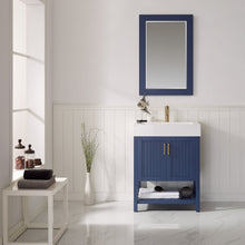 Load image into Gallery viewer, Vinnova Pavia 28” Single Vanity in Royal Blue with Acrylic under-mount Sink With Mirror- Vinnova
