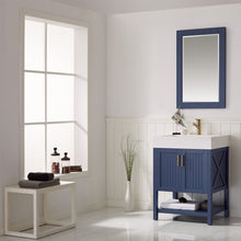 Load image into Gallery viewer, Vinnova Pavia 28” Single Vanity in Royal Blue with Acrylic under-mount Sink With Mirror- Vinnova