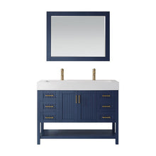 Load image into Gallery viewer, Vinnova Pavia 48” Single Vanity in Royal Blue with Acrylic under-mount Sink With Mirror- Vinnova