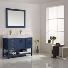 Load image into Gallery viewer, Vinnova Pavia 48” Single Vanity in Royal Blue with Acrylic under-mount Sink With Mirror- Vinnova