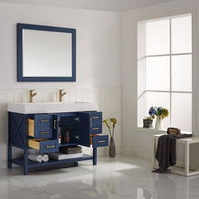 Load image into Gallery viewer, Vinnova Pavia 48” Single Vanity in Royal Blue with Acrylic under-mount Sink With Mirror- Vinnova