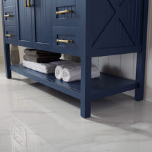 Load image into Gallery viewer, Vinnova Pavia 48” Single Vanity in Royal Blue with Acrylic under-mount Sink With Mirror- Vinnova