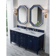 Load image into Gallery viewer, James Martin Brittany 72&quot;  Victory Blue Double Vanity