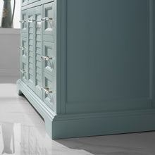 Load image into Gallery viewer, Vinnova Lorna 48&quot; Single Vanity in Finnish Green and Composite Carrara White Stone Countertop Without Mirror- Vinnova