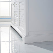 Load image into Gallery viewer, Vinnova Lorna 60&quot; Double Vanity in Finnish Green and Composite Carrara White Stone Countertop With Mirror- Vinnova