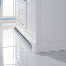 Load image into Gallery viewer, Vinnova Lorna 72&quot; Double Vanity in Finnish Green and Composite Carrara White Stone Countertop With Mirror- Vinnova