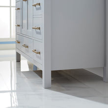 Load image into Gallery viewer, Vinnova Shannon 48&quot; Single Vanity in Paris Grey and Composite Carrara White Stone Countertop Without Mirror- Vinnova