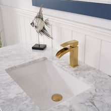 Load image into Gallery viewer, Vinnova Shannon 48&quot; Single Vanity in Royal Blue and Composite Carrara White Stone Countertop Without Mirror- Vinnova