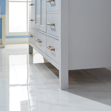 Load image into Gallery viewer, Vinnova Shannon 60&quot; Single Vanity in Paris Grey and Composite Carrara White Stone Countertop With Mirror- Vinnova