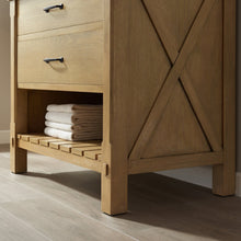 Load image into Gallery viewer, Vinnova Valencia 36&quot; Vanity in Washed Ash with White Composite Grain Stone Countertop With Mirror- Vinnova