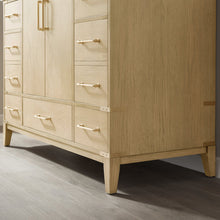 Load image into Gallery viewer, Vinnova Zaragoza 48&quot; Vanity in Washed Ash with White Composite Grain Stone Countertop With Mirror- Vinnova