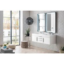 Load image into Gallery viewer, James Martin Mercer Island 59&quot; Glossy White Double Vanity