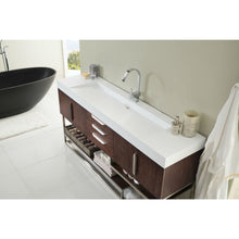 Load image into Gallery viewer, James Martin Columbia 72&quot; Coffee Oak - Matte Black Single Vanity