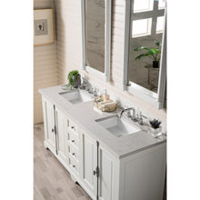 Load image into Gallery viewer, James Martin Providence 72&quot; Bright White Double Vanity