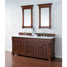 Load image into Gallery viewer, James Martin Brookfield 72&quot; Warm Cherry Double Vanity