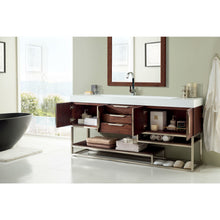 Load image into Gallery viewer, James Martin Columbia 72&quot; Coffee Oak - Matte Black Single Vanity