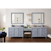 Load image into Gallery viewer, James Martin Copper Cove Encore 122&quot; Silver Gray Double Vanity Set- James Martin