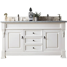 Load image into Gallery viewer, James Martin Brookfield 60&quot; Bright White Double Vanity- James Martin