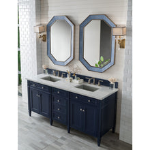 Load image into Gallery viewer, James Martin Brittany 72&quot;  Victory Blue Double Vanity