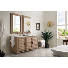 Load image into Gallery viewer, James Martin Portland 60&quot; Whitewashed Walnut Double Vanity