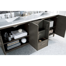 Load image into Gallery viewer, James Martin Metropolitan 72&quot; Silver Oak Double Vanity