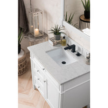 Load image into Gallery viewer, James Martin Brittany 36&quot;Bright White Single Vanity