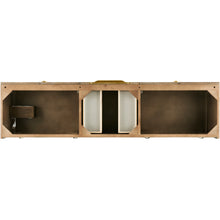 Load image into Gallery viewer, James Martin Mercer Island 72&quot; Latte Oak - Radiant Gold Double Vanity