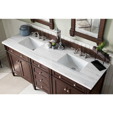 Load image into Gallery viewer, James Martin Brittany 72&quot;  Burnished Mahogany Double Vanity