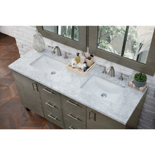 Load image into Gallery viewer, James Martin Metropolitan 60&quot; Silver Oak Double Vanity