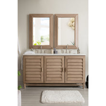 Load image into Gallery viewer, James Martin Portland 60&quot; Whitewashed Walnut Double Vanity